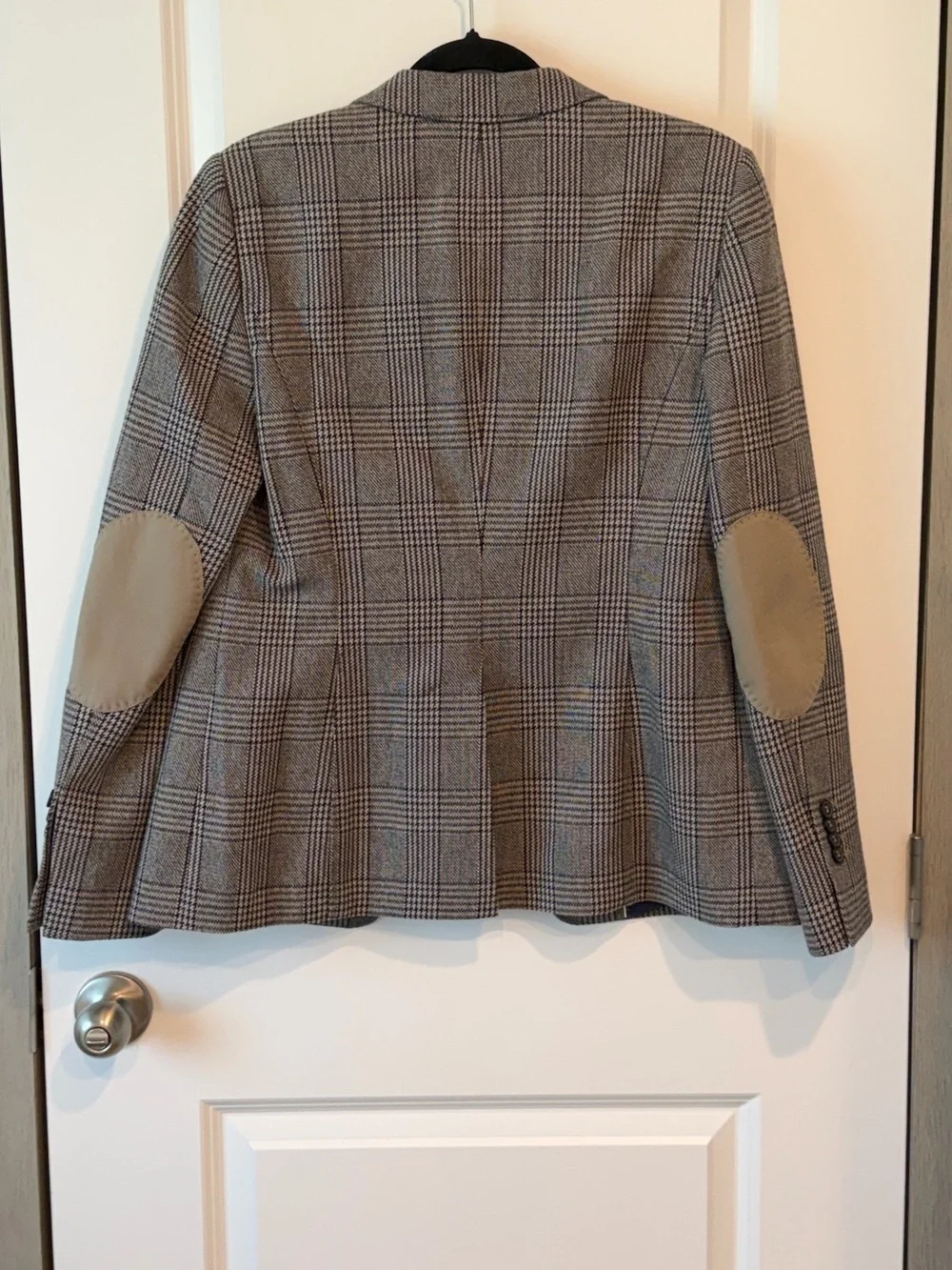Windsor Blazer Men’s Size 40 Houndstooth Wool Blend Sport Coat Two Button Jacket